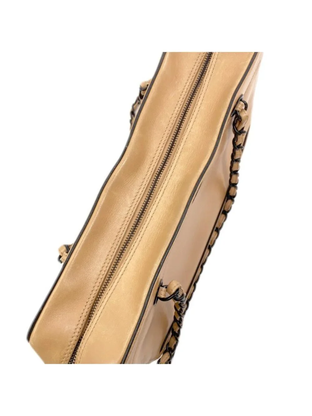 Chanel Chain Tote Bag Calfskin